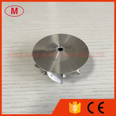 TD03 39.10/46.00mm 6+6 blades high performance turbocharger milling/aluminum 2618/billet compressor wheel