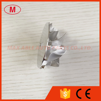 TD03 39.10/46.00mm 6+6 blades high performance turbocharger milling/aluminum 2618/billet compressor wheel
