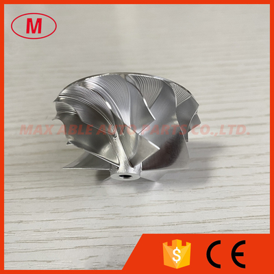 TD03 39.10/46.00mm 6+6 blades high performance turbocharger milling/aluminum 2618/billet compressor wheel