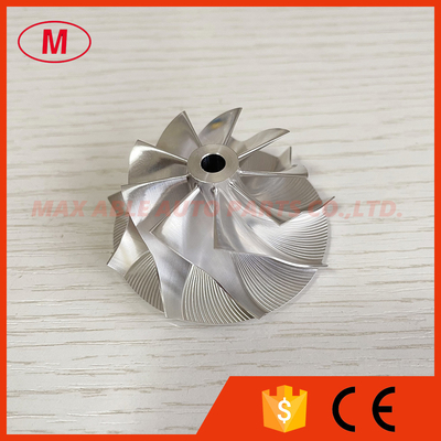 TF035 13T/TF035HL-13TK3-4.0 38.35/51.00mm 9+0 blades Performance billet compressor wheel for 49135-03802/ME194015 4M42T