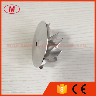 TF035 13T/TF035HL-13TK3-4.0 38.35/51.00mm 9+0 blades Performance billet compressor wheel for 49135-03802/ME194015 4M42T