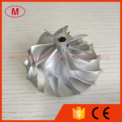 GT3576 53.11/73.00mm 7+7 blades turbo milling/aluminum 2618/billet compressor wheel