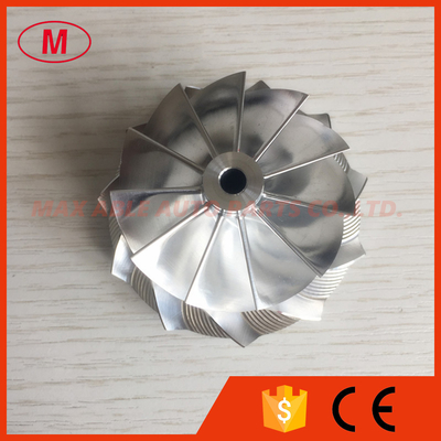 GT15-25 49.62/61.98mm 11+0 blades Turbo milling/aluminum 2618/billet compressor wheel