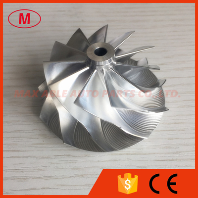 GT15-25 49.62/61.98mm 11+0 blades Turbo milling/aluminum 2618/billet compressor wheel