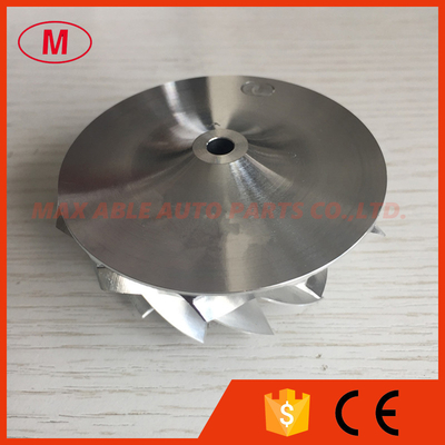 GT15-25 49.62/61.98mm 11+0 blades Turbo milling/aluminum 2618/billet compressor wheel