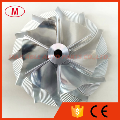 GT1252 40.00/56.03mm 6+6blades high performance turbo milling/Aluminum 2618/billet compressor wheel
