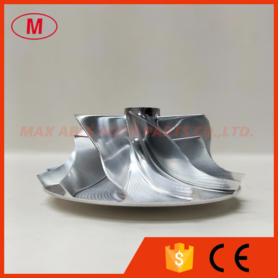 GT1252 40.00/56.03mm 6+6blades high performance turbo milling/Aluminum 2618/billet compressor wheel