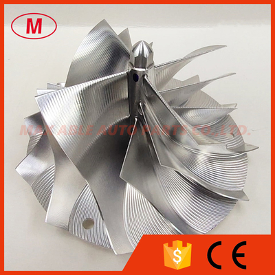 85.00/113.00mm 4+4+4 blades Point Milling, Extreme Nose, Performance turbocharger aluminum 2618/billet compressor wheel