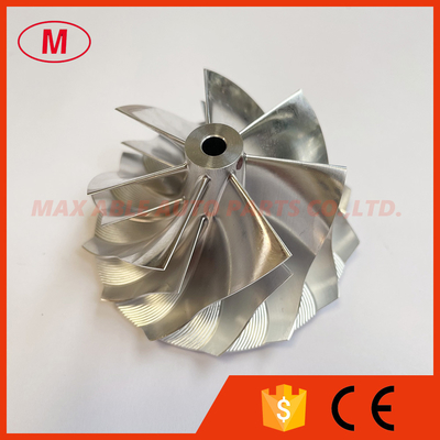 CT01 reverse 7+7blades 52.00/63.00mm high performance turbo milling/aluminum 2618/billet compressor wheel