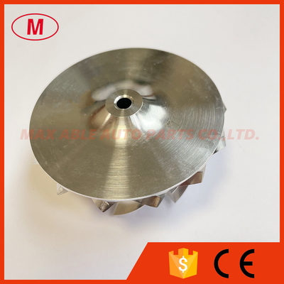 CT01 reverse 7+7blades 52.00/63.00mm high performance turbo milling/aluminum 2618/billet compressor wheel