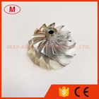 KP39 5443-123-2012 33.64/46.00mm 11+0 blades turbo milling/aluminum 2618/billet compressor wheel for 5439-970-0022