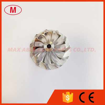 KP39 5443-123-2012 33.64/46.00mm 11+0 blades turbo milling/aluminum 2618/billet compressor wheel for 5439-970-0022