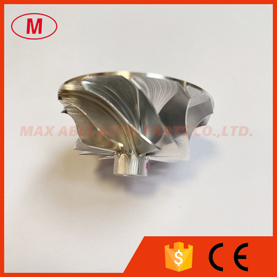 KP39 5443-123-2012 33.64/46.00mm 11+0 blades turbo milling/aluminum 2618/billet compressor wheel for 5439-970-0022