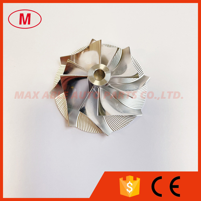 CT9 36.02/50.00mm 4+4blades turbo milling/aluminum 2618/billet compressor wheel