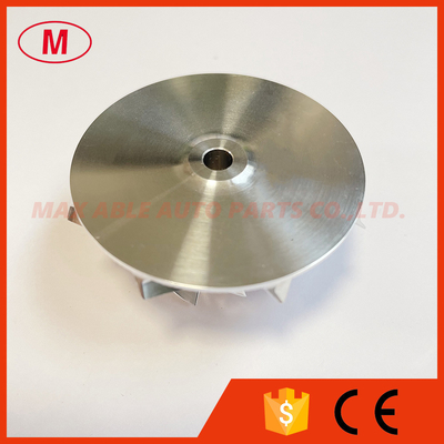CT9 36.02/50.00mm 4+4blades turbo milling/aluminum 2618/billet compressor wheel