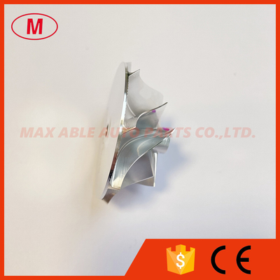 CT9 36.02/50.00mm 4+4blades turbo milling/aluminum 2618/billet compressor wheel