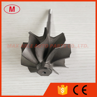 GT3584RS reverse 9 blades 62.35/68.00mm ball bearing turbine shaft/turbo wheel /turbine shaft&wheel