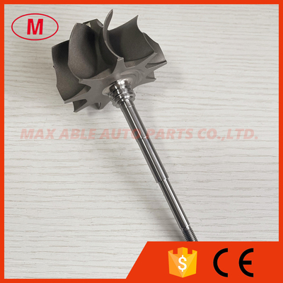 GT3584RS reverse 9 blades 62.35/68.00mm ball bearing turbine shaft/turbo wheel /turbine shaft&wheel
