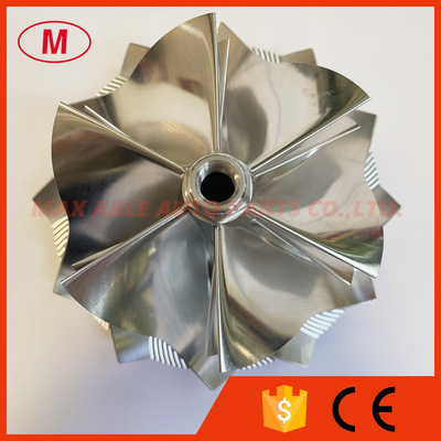 S400 forward 91.00/117.00mm 6+6 blades high performance turbocharger milling/aluminum 2618/billet compressor wheel