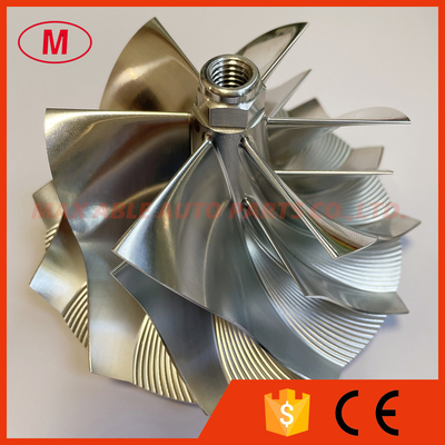 S400 forward 91.00/117.00mm 6+6 blades high performance turbocharger milling/aluminum 2618/billet compressor wheel