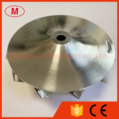S400 forward 91.00/117.00mm 6+6 blades high performance turbocharger milling/aluminum 2618/billet compressor wheel