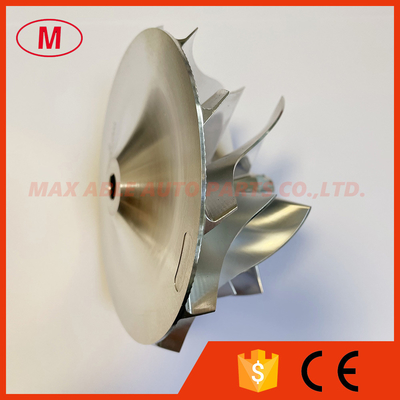 S400 forward 91.00/117.00mm 6+6 blades high performance turbocharger milling/aluminum 2618/billet compressor wheel