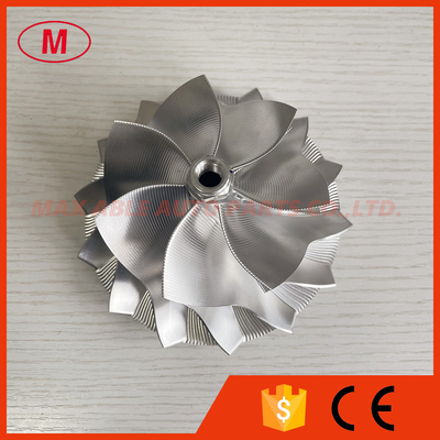 S400 88.80/122.00mm 7+7 blades Point Milling Inverse Curve Performance  turbo Aluminum 2618/billet compressor wheel