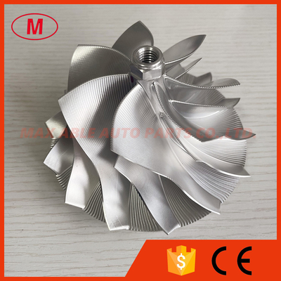 S400 88.80/122.00mm 7+7 blades Point Milling Inverse Curve Performance  turbo Aluminum 2618/billet compressor wheel