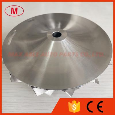 S400 88.80/122.00mm 7+7 blades Point Milling Inverse Curve Performance  turbo Aluminum 2618/billet compressor wheel