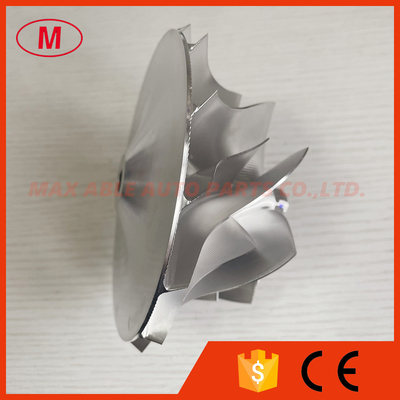 S400 88.80/122.00mm 7+7 blades Point Milling Inverse Curve Performance  turbo Aluminum 2618/billet compressor wheel