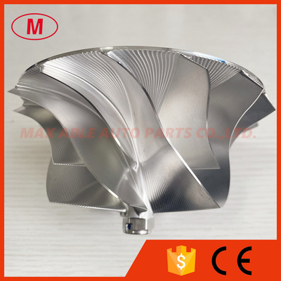S400 88.80/122.00mm 7+7 blades Point Milling Inverse Curve Performance  turbo Aluminum 2618/billet compressor wheel
