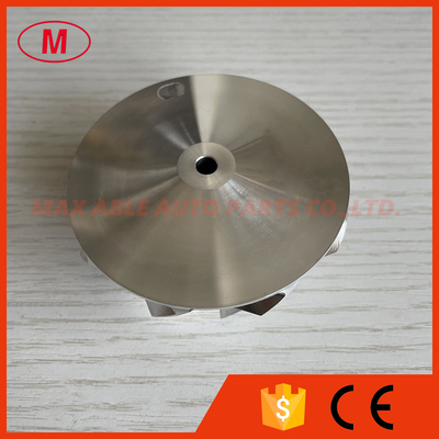 55.00/68.00mm reverse 9+0 blades point milling turbocharger milling/aluminum 2618/billet compressor wheel