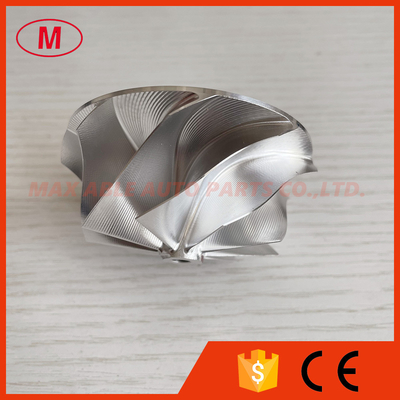 55.00/68.00mm reverse 9+0 blades point milling turbocharger milling/aluminum 2618/billet compressor wheel