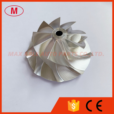 S100 50.00/68.01mm 9+0 blades point milling high performance turbo milling/aluminum 2618/billet compressor wheel