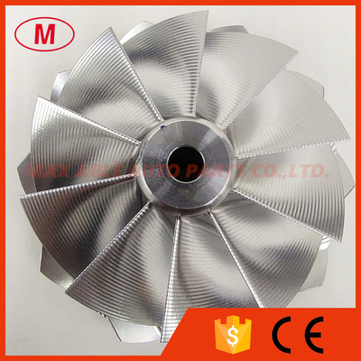 T0E 65.70/82.46mm 10+0 blades point milling turbo milling/aluminum 2618/billet compressor wheel