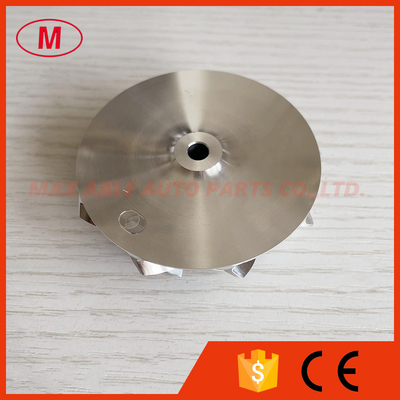 K16 51.03/61.98mm 9+0 blades high performance turbo aluminum 2618/milling/ billet compressor wheel for turbo