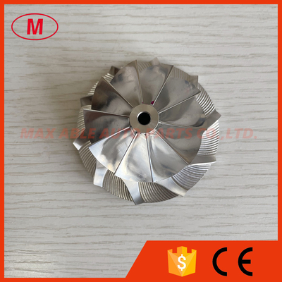 GT15-25 forward 51.00/70.98mm 10+0 blades turbocharger milling/aluminum 2618/billet compressor wheel