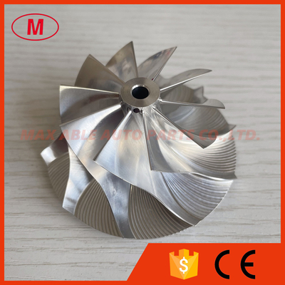 GT15-25 forward 51.00/70.98mm 10+0 blades turbocharger milling/aluminum 2618/billet compressor wheel