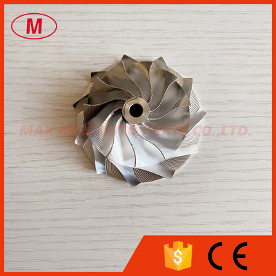 CT26 forward 54.00/71.00mm 11+0 blades Point Milling Snake Curve turbo milling/aluminum 2618/billet compressor wheel