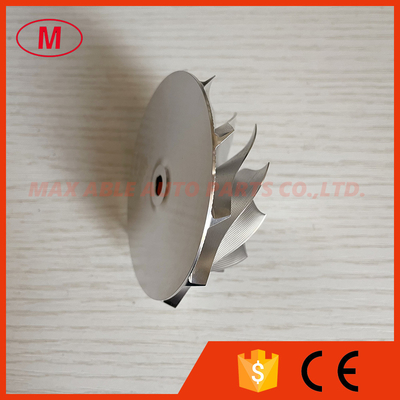 CT26 forward 54.00/71.00mm 11+0 blades Point Milling Snake Curve turbo milling/aluminum 2618/billet compressor wheel