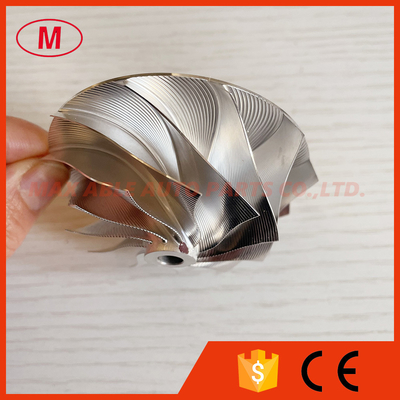 CT26 forward 54.00/71.00mm 11+0 blades Point Milling Snake Curve turbo milling/aluminum 2618/billet compressor wheel
