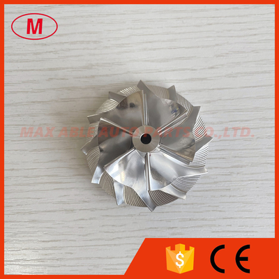 GT1252 40.00/56.03mm 6+6blades high performance turbo turbocharger milling/Aluminum 2618/billet compressor wheel