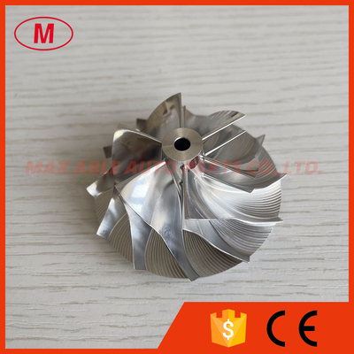 GT1252 40.00/56.03mm 6+6blades high performance turbo turbocharger milling/Aluminum 2618/billet compressor wheel