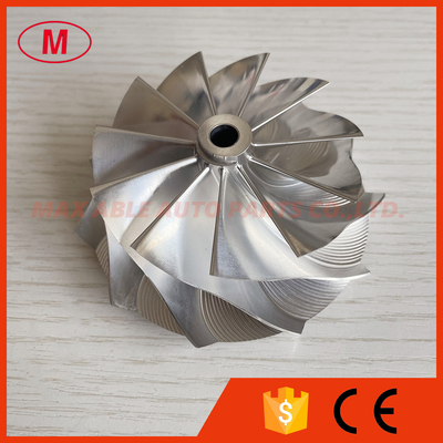 HX40 70.00/84.00mm 11+0 performance design Turbocharger milling/Aluminum 2618/billet compressor wheel for racing