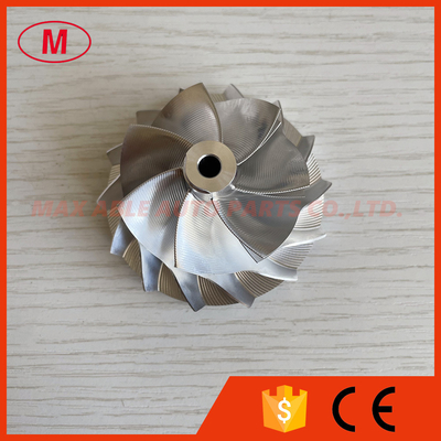 GT15-25 47.00/61.98mm 7+7 blades Point milling ,high performance,air curve Turbo milling/billet compressor wheel