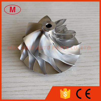 GT15-25 47.00/61.98mm 7+7 blades Point milling ,high performance,air curve Turbo milling/billet compressor wheel