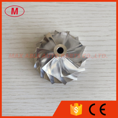 RHV5 40.65/52.51mm 7+7 blades high performance turbo turbocharger aluminum 2618/milling/Billet compressor wheel for VIEZ