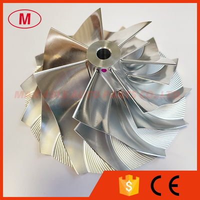 forward 75.88/108.90mm 7+7 blades high performance Turbo milling/aluminum 2618/billet compressor wheel