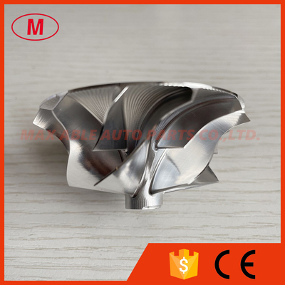 B03G reverse 46.10/62.00mm 6+6 blades turbo milling/aluminum 2618/billet compressor wheel