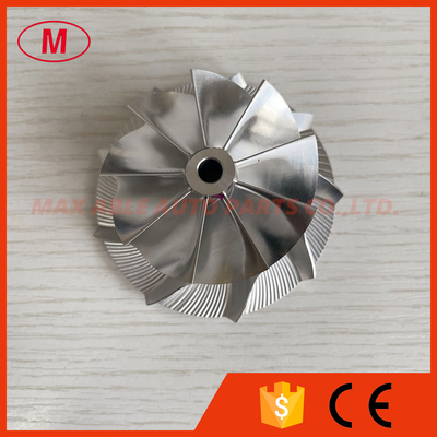 K16 reverse 49.55/67.00mm 9+0blades high performance turbo milling/aluminum 2618/billet compressor wheel